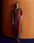 Mastani Pink Stripes Kurta Set