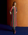 Mastani Pink Stripes Kurta Set