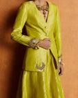 Mastani Yellow Blazer Sharara Set