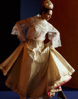 Mastani Ivory Maheen Tissue Lehenga Set
