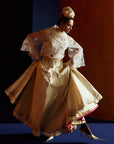 Mastani Ivory Maheen Tissue Lehenga Set