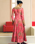 NILOUFER ROSE PINK GULRANG ANARKALI SET