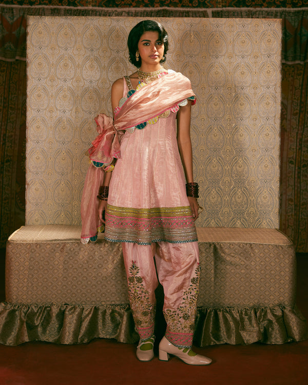 Reejh Short Tissue Anarkali Salwar Set