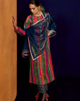 Mastani Pink Stripes Kurta Set