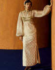 Mastani Ivory Tissue Skirt Set