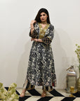 EXCLUSIVE EDIT SHADOW PRINT BOX PLEAT KURTA SET