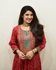 EXCLUSIVE EDIT SHADOW PRINT HIGHLIGHT YOKE KURTA SET