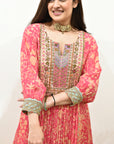EXCLUSIVE EDIT SHADOW PRINT HIGHLIGHT YOKE KURTA SET