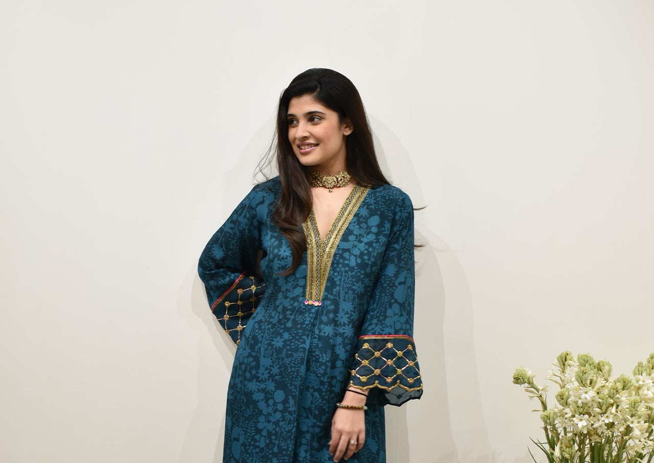 kurta dress for ladies Buy GoSriKi Women Printed Regular Kurta with Palazzos - Kurta Sets for Women 31672323