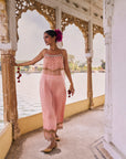 Gul Pastel Pink Organza Kurta Set