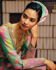 NILOUFER GREEN GULRANG ANARKALI SET