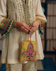 NILOUFER IVORY SHORT SIDE KALI KURTA SET