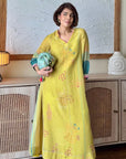 Roohi Marjara  In Zyra Yellow Nadira Printed Kurta Set