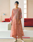 Zyra Pastel Pink Gultara Printed Kurta Set